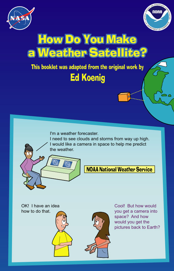 Book cover for a book titled How Do You Make a Weather Satellite?
