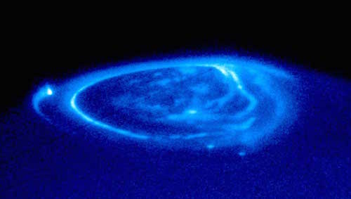 an aurora on jupiter