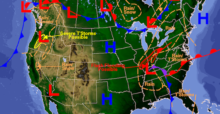 weather map showing high and low pressure systems How To Read A Weather Map Noaa Scijinks All About Weather weather map showing high and low pressure systems