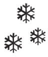 a drawing of snow flakes