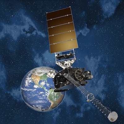 a simulated image of goes-r