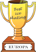 Cartoon trophy for best ice skating  goes to Europa.