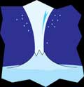 A cartoon of one of Triton's Ice Volcanos