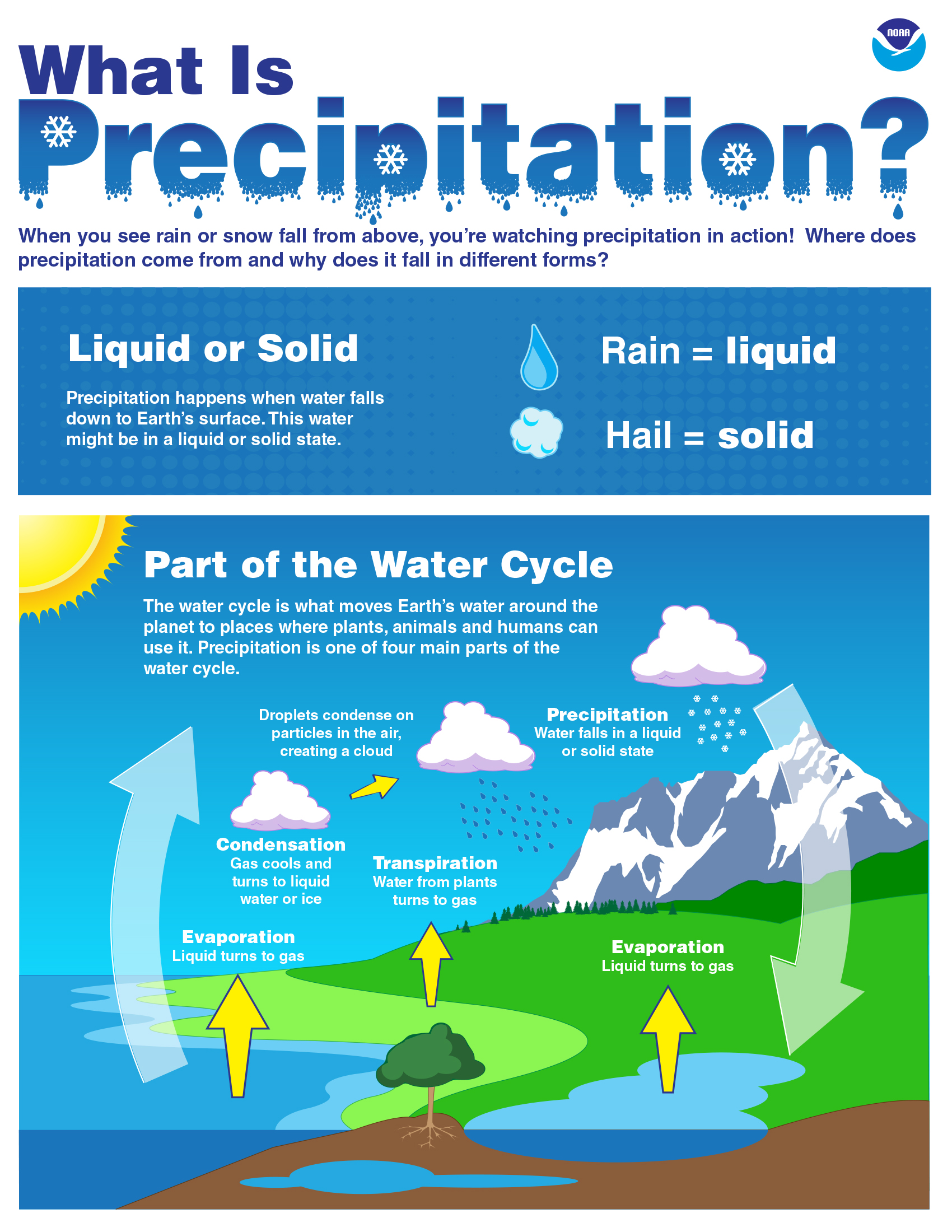 Name a type of precipitation