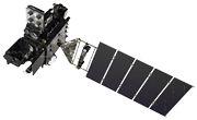 Artist's rendering of GOES-R satellite.