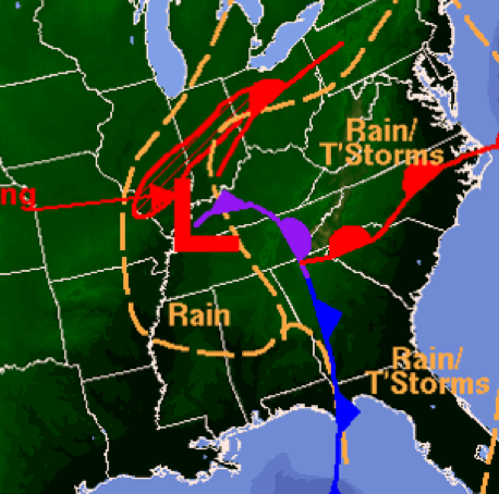 high low pressure weather map How To Read A Weather Map Noaa Scijinks All About Weather high low pressure weather map