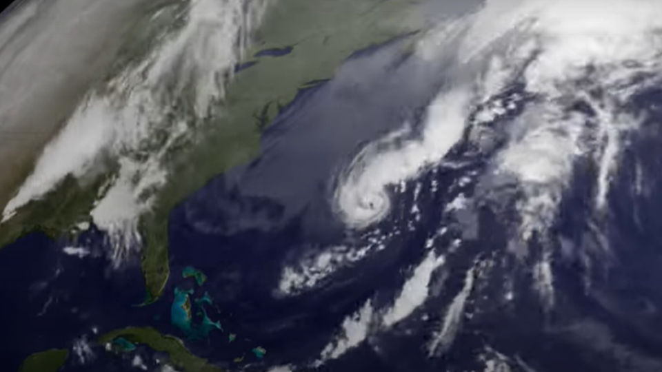 Hurricane Grace in the Atlantic Ocean