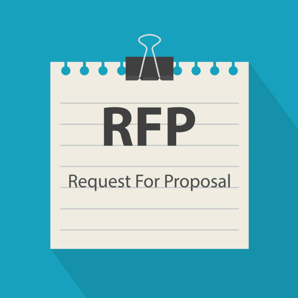 Request for Proposal written on a piece of note paper