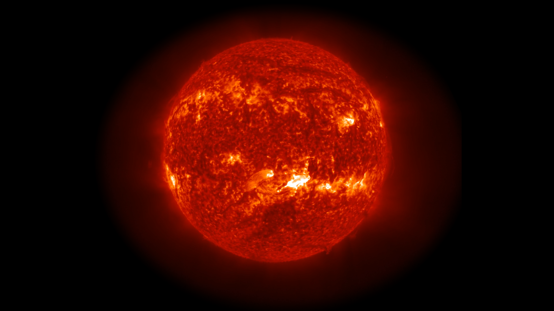 Image of a burst from the sun.
