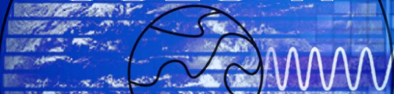 Image of a drawn earth with electronic wave signals going into it.