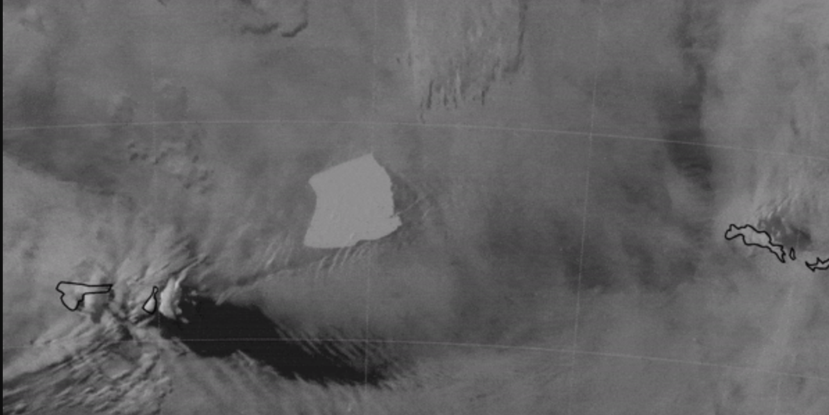 Image of an iceberg floating in the Weddell Sea