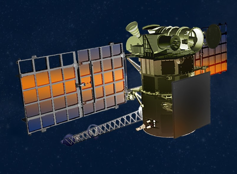 Artist's rendering of DSCOVR in space