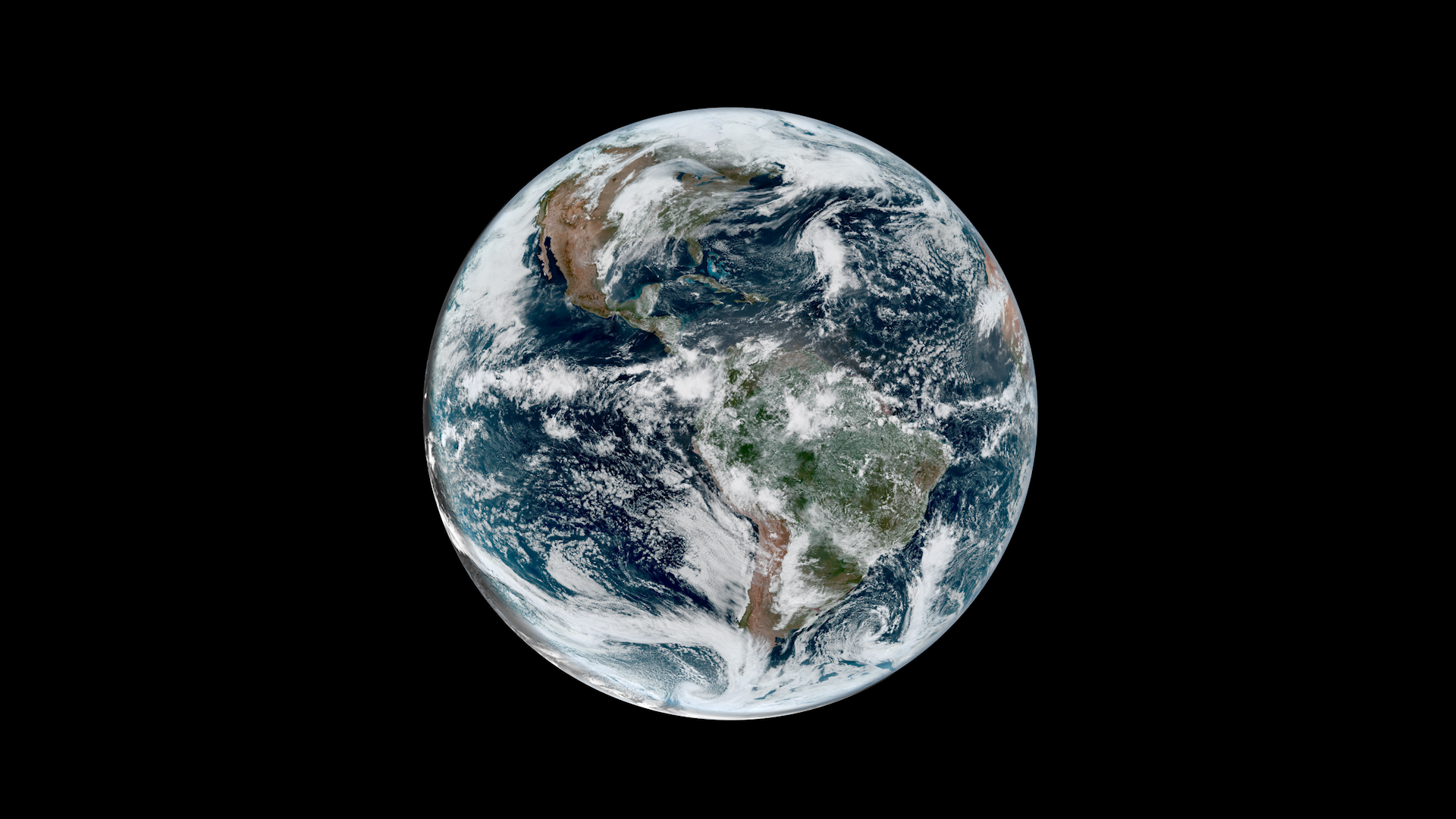 Earth seen from space.