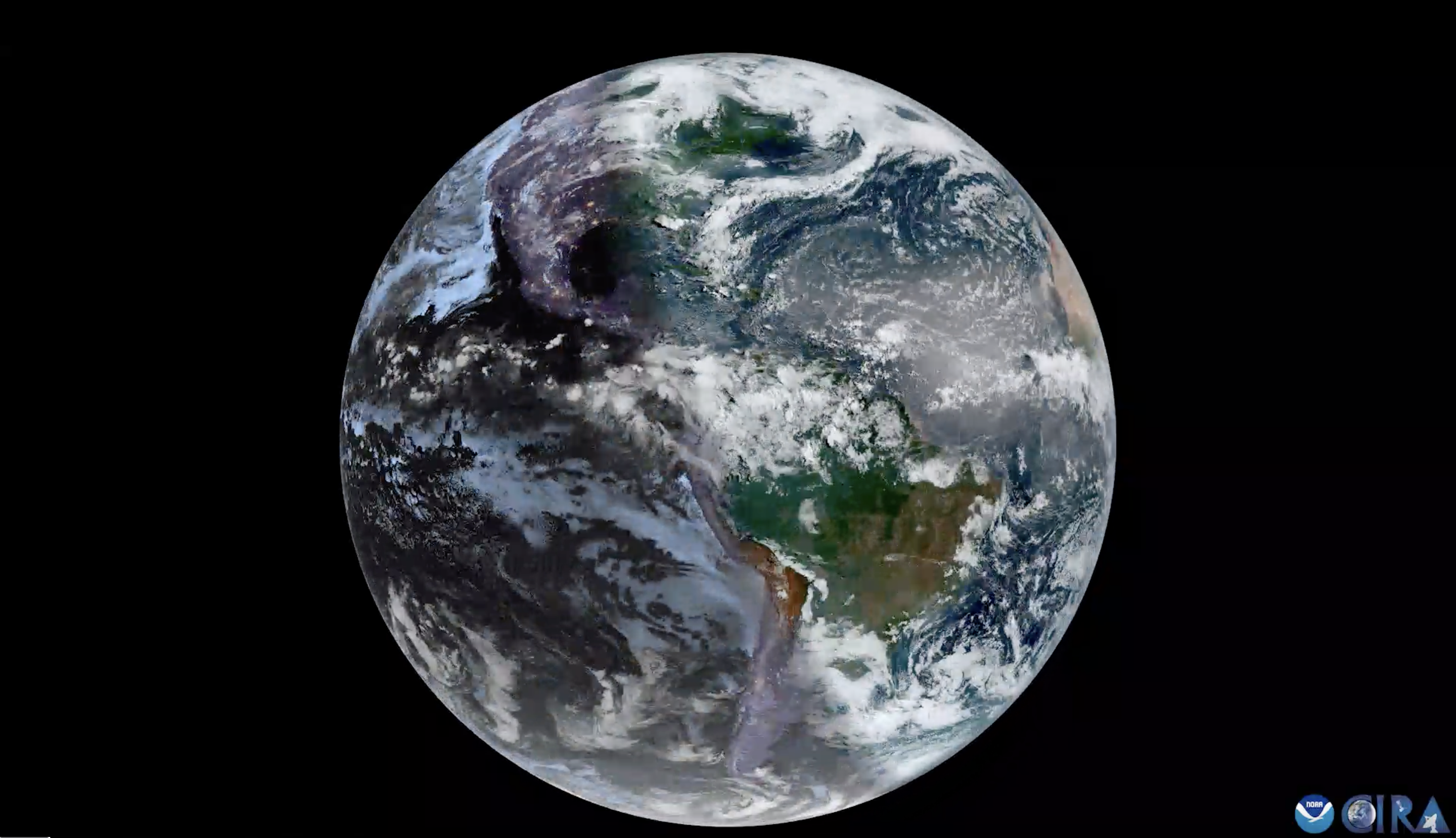 Image of the earth seen from space.