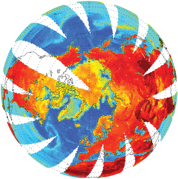 Image of the earth seen from space.